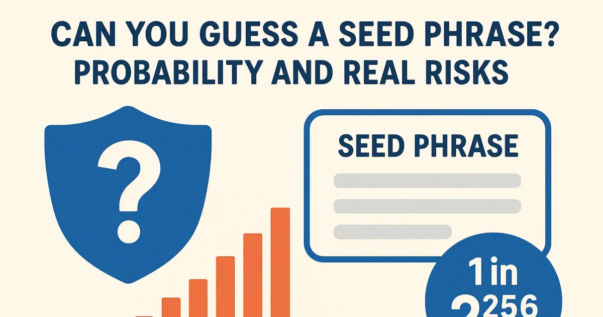 Can You Guess a Seed Phrase: Probability & Real Risks