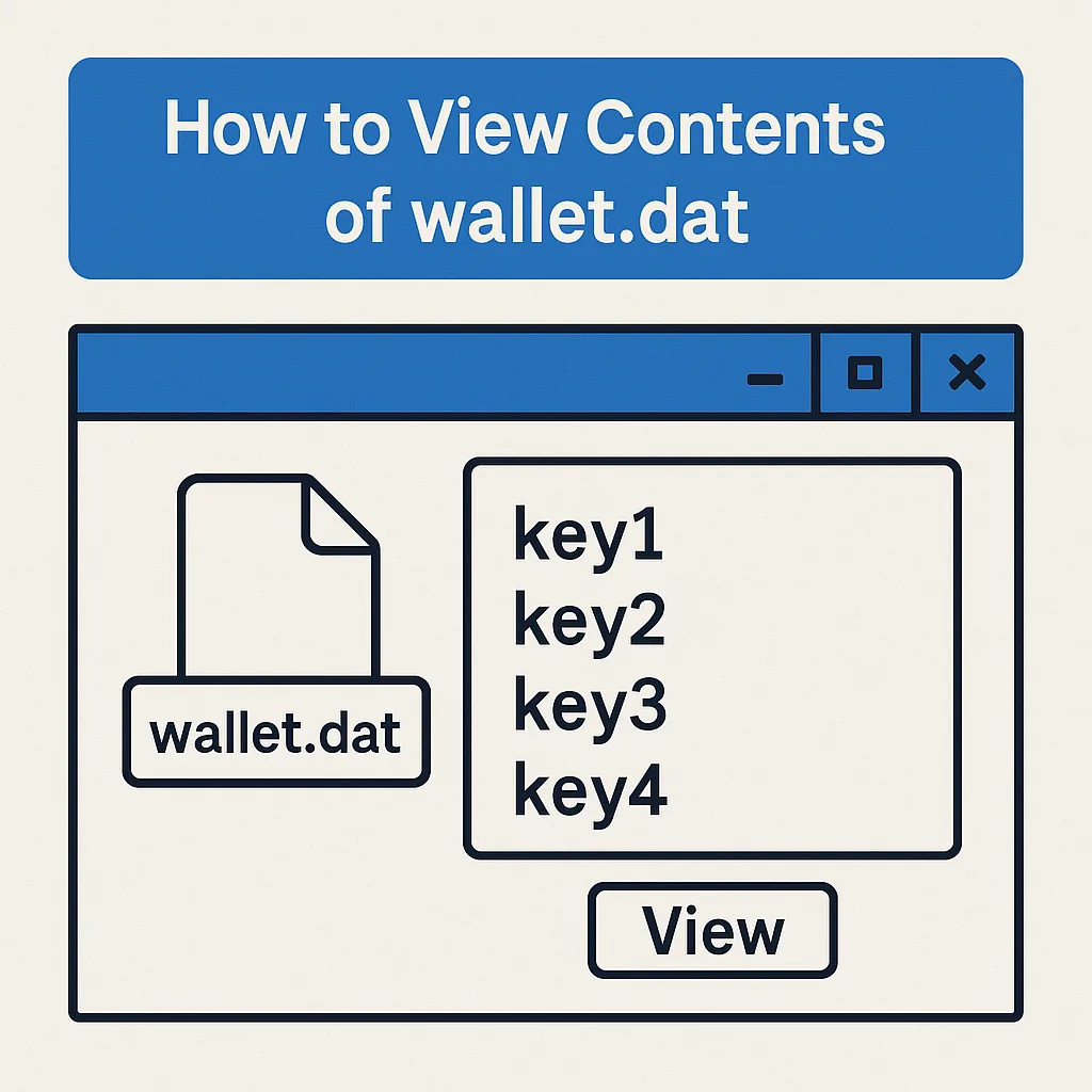 How to View & Recover Bitcoin Wallet.dat Content