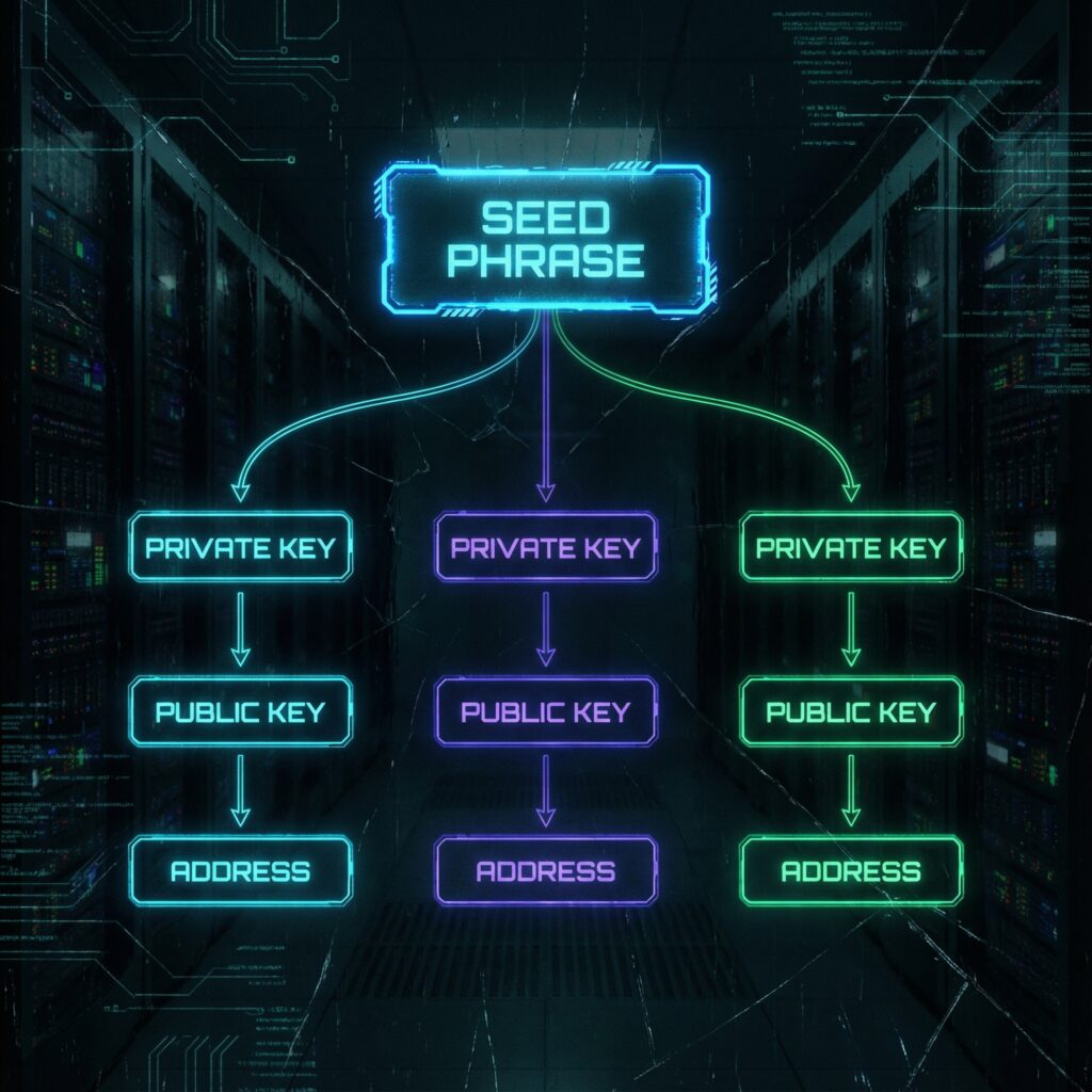 BIP-32 Hierarchical Deterministic Wallets structure